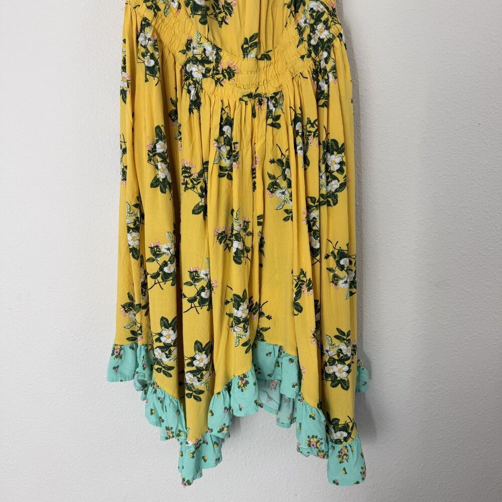 Matilda Jane Hooked on a Feeling Midi Dress Off Shoulder Large Ruffle Garden - Picture 7 of 9